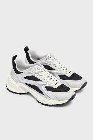 Calvin Klein Süet Logolu Sneaker Ayakkabı Hw0hw0314001r Bayan Ayakkabı Hw0hw03140 01r Siyah