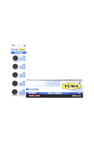 Yuma Ym-92032 Cr-2032 Para Pil Lityum 3v 5'li Kart