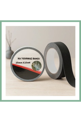 Bşkvirgo Kaydırmaz Bant 25mm X 25m Siyah Bsk2026
