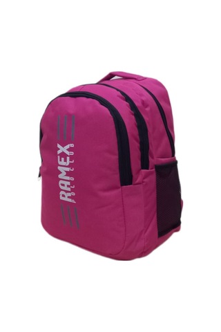 Unisex Pembe Ramex Sırt Çantası Büyük Boy Seyahat Okul Çantası Su Itici Pembe