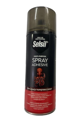 Mey İthalat Selsil Çok Amaçlı Sprey Yapıştırıcı 400 Ml Mey İthalat Selsil Çok Amaçlı Sprey Yapıştırıcı 400 Ml