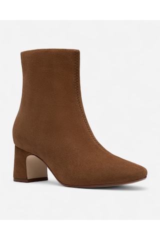Clarks Fernie Zip Walnut Suede, M 3 Kadın Kahverengi Bot 26182938 kahverengi