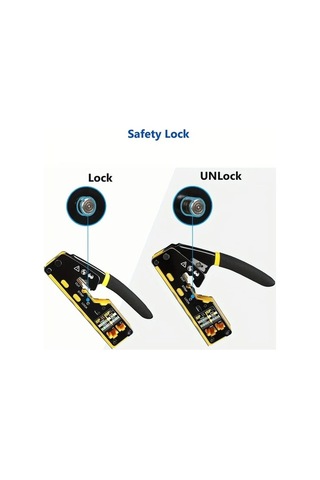 Besthome1 Dream011 Rj45 Krimp Aleti Seti Cat5e-cat6 Cat6a 8p8c Ethernet Crimper Tel Soyucu Kesici