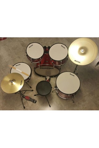Maxtone Mxc-3017fmr Davul Set Metalik Kırmızı