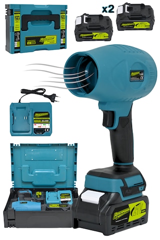 Reschmann R-BX1003 21V 3AH Profesyonel Kömürsüz Şarjlı Hava Üfleme Makinesi