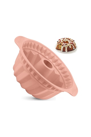 Soulader 9,5 İnç Silikon Kek Kalıbı Yapışmaz Yivli Tabanlı Saplı Muffin Tepsisi Cupcake Pasta Pişirme Kapları Keklik Jöle Jelatin Ekmek Yapımı İçin Pratik Fırın Ve Mikrodalga Uyumlu Diğer