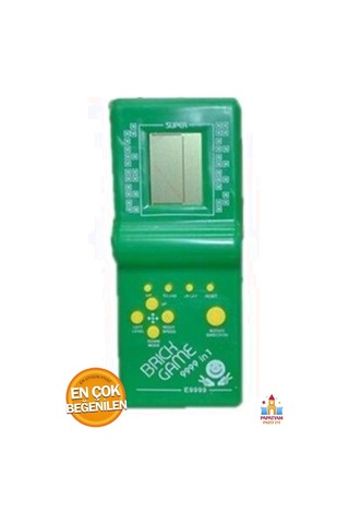 Nostaljik Tetris El Atarisi - Sarı, Kırmızı, Mavi Ve Yeşil Renk Seçenekleriyle Keyifli Zamanlar