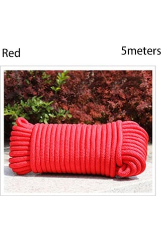 Renkler Dış Mekan Aleti Çap 3mm Paraşüt İpi Kordon İpi Çadır İpleri Paraşüt İpleri 550 İp Hayatta Kalma Kiti Kırmızı