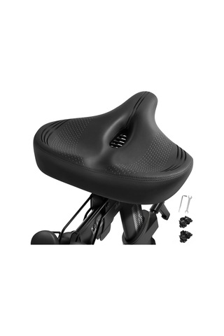 Ranyeek Mountain Bike Yumuşak Dolgulu Oturak Seti - 1x Seat Cushion + 1x Anahtar + 2x Klem Bisiklet Aksesuarı Çok Renkli