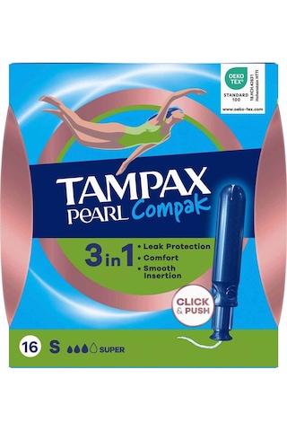 Pearl Compak Tampon Super 16'lı