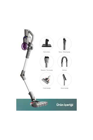 Homend Dustrider 1260h Dikey Şarjlı Kablosuz Süpürge