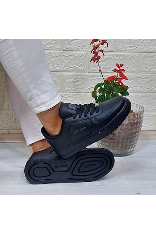 Pierre Cardin 31370-31371 Siyah Fuspetli Hafif Spor Ayakkabı 001