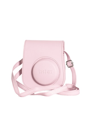 Fujifilm Instax Mini 12 Fotoğraf Makinesi + 20'li Film + Mini Albüm + Deri Kılıf Seti Pembe