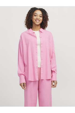Jack & Jones Kadın Keten Karışımlı Gömlek - Jamie - 12269668 Morning Glory