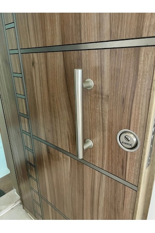 Homdep Çelik Kapı Çekme Kolu Tutma Kolu 30cm Saten Gümüş Gri Ayarlanabilir Mekanizma