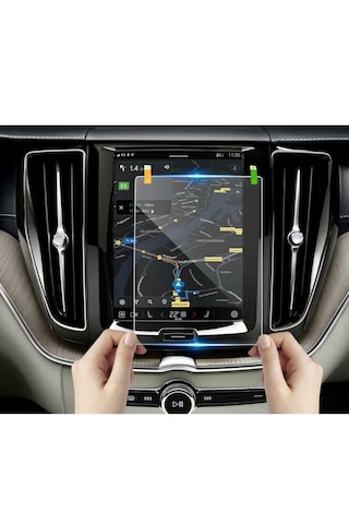 Volvo Ex40 8.7 Uyumlu İnç Ekran Koruyucu Multimedya Navigasyon Nano 9H Nano Ekran Koruyucu