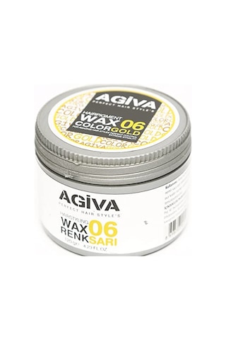 Bizzico Agıva Renkli Color Wax 120 Gr 06 Sarı