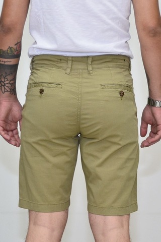 Superfly Erkek 20703 Slim Chino Short Koyu Haki 2070310 Siyah