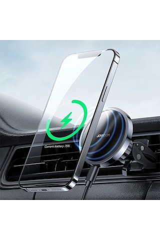 Wondernest Joyroom Jr-zs240 15w Max Araç Manyetik Kablosuz Şarj Tutucu - Hızlı Şarj Std