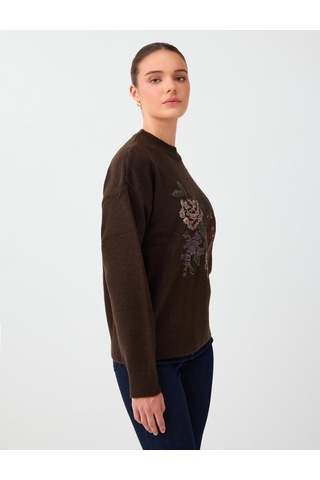 Jimmy Key Altın Rengi Düğüm Detaylı Taşlı Modern Küpe 6sw439001150