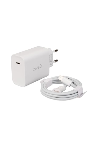 Mobilefix Xmac Serisi X7 Type-c To Lightning Ev Şarj Aleti 20w - Beyaz Beyaz