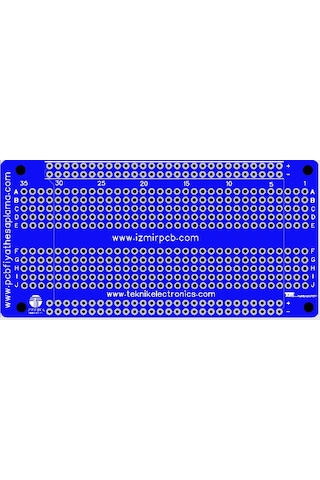 Delikli Plaket Çift Katman Delikli Pertinaks Prototip Pcb