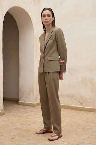 Hiccup My Fashıon Kadın Blazer Ceket Haki Yeşil