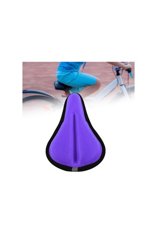 Homyl Çocuk Bisikleti Koltuk Minderi Kılıfı Hafızalı Mor