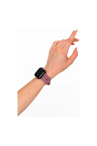 Hippi Anatolia Gümüş Örgü Apple Uyumlu Watch Kordonu 42-44-45-49 Mm