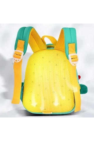 Anaokulu Çizgi Film Okul Çantası 1-3-6 Yaş I Anti-kayıp Çocuk Sırt Çantası 86rlyz Yeşil