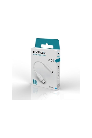 Syrox Dt22t-a 3.5a Audıo Type- C Dönüştürücü