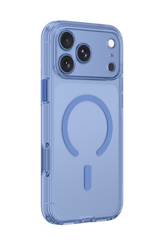 Apple iPhone Uyumlu 18 Pro Max Kılıf M-safe Özellikli Kamera Korumalı Amazingthing Minimal Lens Serisi Kapak Mavi