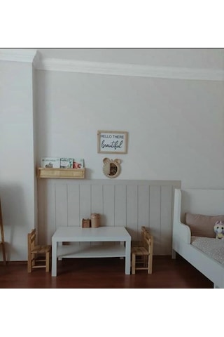 Renkli Duvarlar Iskandinav Mdf Duvar Çıtası 1 Paket 5 Adet 8 x 100 CM
