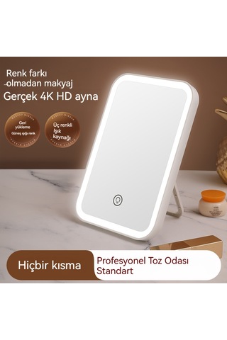 Aurora Led Makyaj Aynasıkatlandır Beyaz