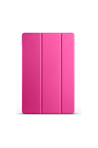 Galaxy Tab S9 Fe Plus Uyumlu Zore Smart Cover Standlı 1-1 Kılıf-pembe Tablet Kılıfı