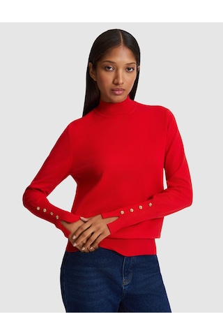 Pierre Cardin Kadın Kırmızı Kazak /triko 50331311-vr030