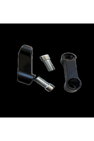 Üniversal Ayna Uzatma Genişletme Aparatı Siyah 8mm Düz Diş