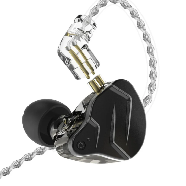Kz Zsn Pro X Siyah Mikrofonlu 3.5mm Kulak İçi Hibrit Kulaklık Kz-zsn-pro-x-mıc-bk