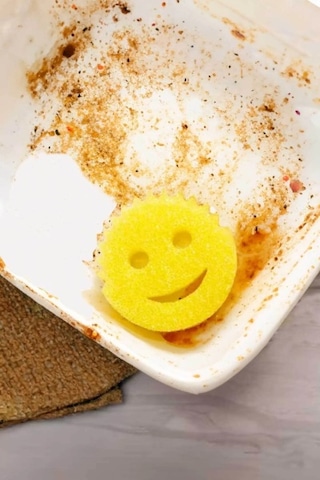 River World 2'li Set Bulaşık İçin Sünger Gülen Yüz