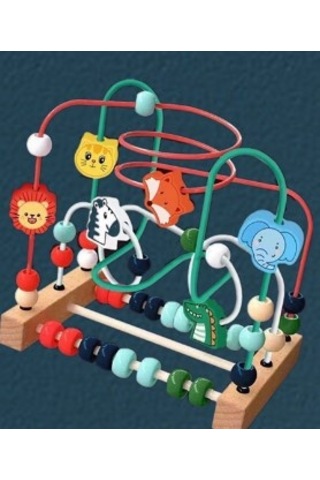 Ximistore9 0-3 Yaş Bebekler İçin Zeka Geliştirici Canlı Figürlü İpucu Oyunu - Çocuklar İçin Eğitici Ve Eğlenceli串珠玩具