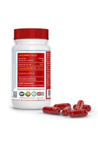 Swiss Pharmaceuticals Bpc-157 500 Mcg 60 Caps Aromasız