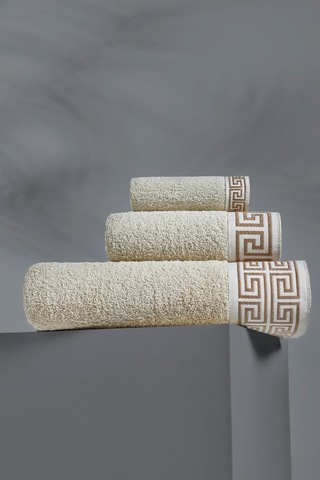 Veramoni Leonie Model 6'li Banyo Seti Kahve-krem - Kahve-beyaz