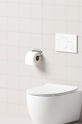 Zabata Yapışkanlı Tuvalet Kağıtlığı Tutacağı Askısı Mat Siyah Metal Tuvalet Kağıtlık Minimal Tasarım Siyah