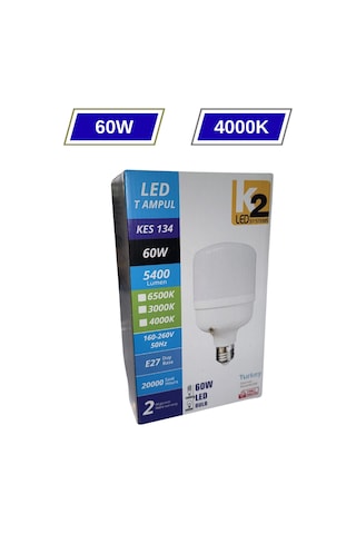 K2 Kes134 Torch Led Ampul 60w 4000k