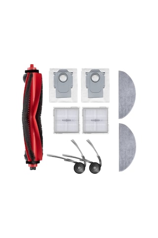 Roborock Q8 Max Pro 2025 Model Uyumlu Ana Fırça, Hepa Filtre Mop Yan Fırça Toz Torbası Seti 9 Parça