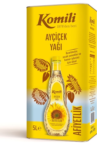 Komili Ayçiçek Yağı 5 L