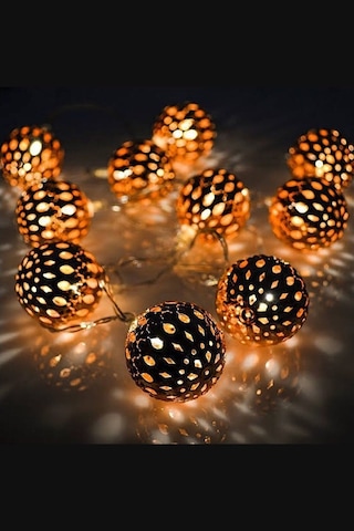 Bakır Top Led Işık Zinciri