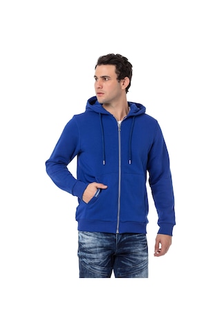 Cipo & Baxx Cl556 Erkek Basic Zip Sweatshirt 001