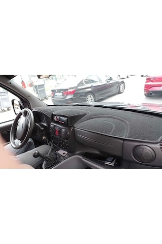 2000-2008 Fiat Doblo Airbagli Torpido Koruma Halısı Renk Siyah