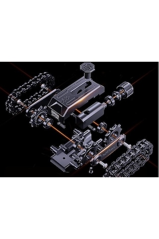 Edc Yeni Nesil Stres Çarkı: Zincir Mekanizmalı Tank Fidget